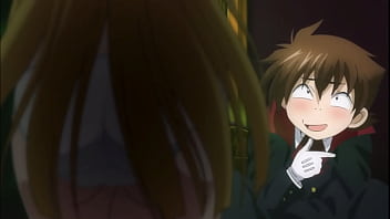 Preview 2 of Dad Birthday Gift - Rias and Asia beg Issei to touch their boobs