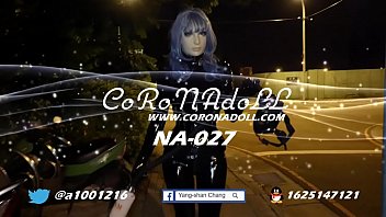 Preview 1 of Hot Xxxx Vidio - WEARING BLACK LATEX IN PUBLIC &amp_ GAS MASK b. PALY