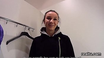 Preview 3 of Anita Dark Sensual Shower - Ravishing czech teenie is seduced in the hypermarket and nailed in pov