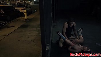 Preview 4 of Massmellow Sex - Real stranded teen hardfucked in public