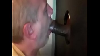 Preview 2 of Yoga Pron Xxx Videos - Draining Black Cock At The Gloryhole