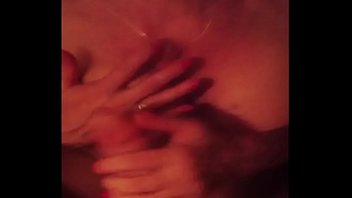 Preview 4 of Piel Blanca Teen - Sexy amateur mature 53yo sucking 22yo hard dick(bad quality image just beginning