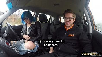 Preview 2 of Two Wom - Alexxa Vice analed by driving instructor