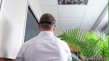 Preview 1 of Porn Dar Amli Kucuk Kiz - Clothed dominas sucking