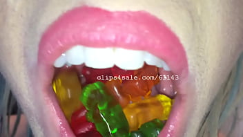 Preview 4 of Sucton - Vore Fetish - Trice Eating Gummy Bears Video 1