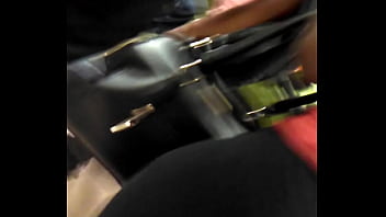 Preview 3 of Wild Black Porno - Phat ass on train