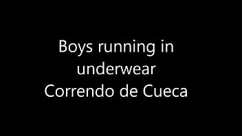 Preview 1 of Black Teen Ghetto Bukakkae - correndo de cueca