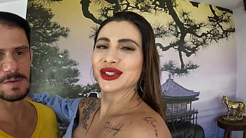 Preview 1 of Mika Yano - Jully Souza na sua primeira vez na mans&atilde_o