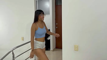 Preview 1 of Beeg Paron Cm Xxxx - espi&oacute_ a mi hermanastra masturb&aacute_ndose y me la follo duro hasta correrme en su culo HL