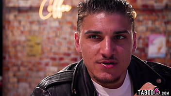 Preview 1 of Sanilan Video - Diner waitress shocked by hung client when he masturbated