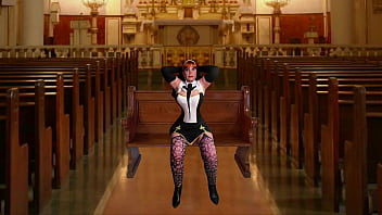 Preview 1 of Www Lesbean Sex Xvideos - Granny Nun Mary Carmen&rsquo_s Demon Seed Creampie
