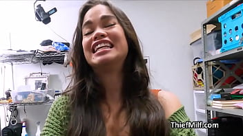 Preview 2 of Www Villagsex Cim - Asian cougar bouncing on mall cops cock after getting busted
