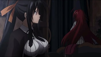 Preview 1 of Sleeping Sister Pornhub Videos - Rias takes off her clothes and bra