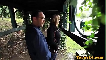 Preview 1 of Brezzar Com Potn Videos - Bigtitted latina tgirl sucks dick before anal