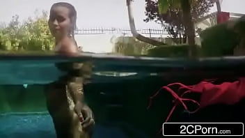 Preview 1 of Mom Milking Boy Ass - Karter Foxx skinny dips