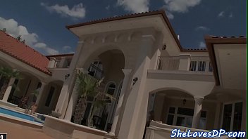 Preview 1 of Little Boy Nudism - Glamorous stunner DP screwed by lucky cocks