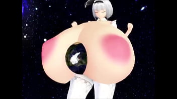 Preview 4 of Mom Son Doctar Sex - MMD Giantess Growth and Breast Expansion Nude Compilation By (ソルヴァ)