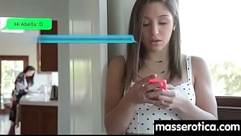 Preview 1 of Teen Forced By Dad - Sensual lesbian massage leads to orgasm 11