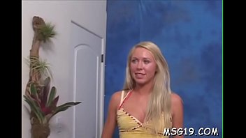 Preview 1 of Marielsa - Peachy blondie acquires big o