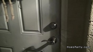 Preview 1 of 1 Hours Xxxvideo - Orgy halloween party with three babes