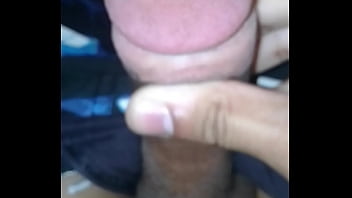 Preview 3 of Housesexporn Tube - Brown guy jerks his brown and white dick until pre-cum drips out
