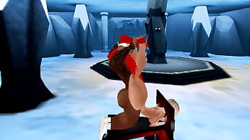 Preview 3 of Asian Skirt Hand - Santa Claus Big Black Cock