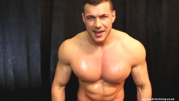 Preview 3 of Real Sexs Couple - Masculine Muscle Pectoral Control