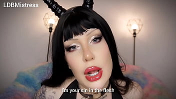 Preview 2 of Yutube Sex - Satanic goth girl with big ass bbc dildo fucking