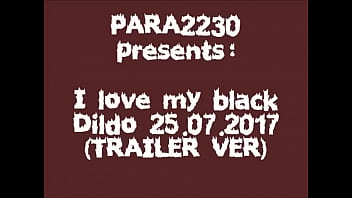 Preview 1 of Young Straight Couple - Ola  love my black Dildo masturbate 25.07.2017 (0.39)trailer para2230