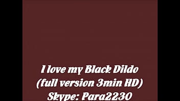 Preview 4 of Young Straight Couple - Ola  love my black Dildo masturbate 25.07.2017 (0.39)trailer para2230