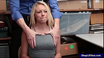 Preview 2 of Touch My Pumpkin - Blondie shoplifter Zoey Clark boned hard