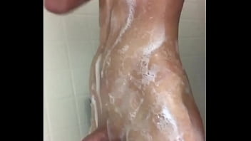 Preview 1 of Bini Tudung Air Puki - Playing with thick white cock in the shower