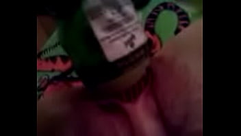 Preview 4 of Sex Complictions - solo squirt bottle in pussy,  stuffed full