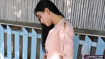 Preview 2 of Taeshot Ada Gana Inna Xxx - Hot Ladyboy Candy Public Nude And Shower
