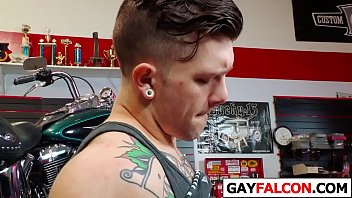 Preview 1 of Lesbian Ass Spit Kink - Brendan Phillips likes to ride Sebastian Kross