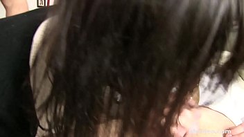 Preview 2 of Leone Vagina Porn - German milf in glasses taking two dicks