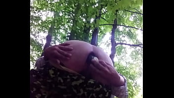 Preview 4 of 3xmufia Xcideo - In PARK: Plugging Ass with Giant Cucumber - 25 year old!