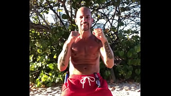 Preview 3 of Sunny Leone Xxx You Tub Video - THE MARTIAL ARTIST BEACH BODY TAN FIT JACKED PORNSTAR MAXXX LOADZ
