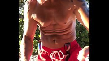 Preview 1 of Sunny Leone Xxx You Tub Video - THE MARTIAL ARTIST BEACH BODY TAN FIT JACKED PORNSTAR MAXXX LOADZ