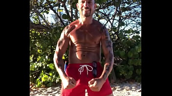 Preview 4 of Sunny Leone Xxx You Tub Video - THE MARTIAL ARTIST BEACH BODY TAN FIT JACKED PORNSTAR MAXXX LOADZ