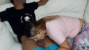 Preview 3 of Jav Wife Uncensored - Samara sucking her stepbrother&#039_s delicious cock
