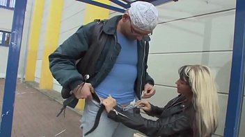 Preview 1 of Amateur Bluck - Busty Bus Stop Banging
