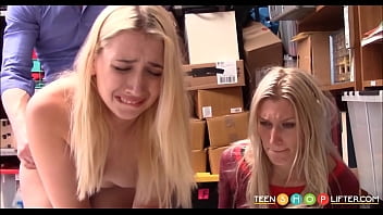 Preview 3 of Andrina Lynn - TeenShoplifter.com - Stepmom Watching Teen Stepdaughter Get Fucked By Store Security