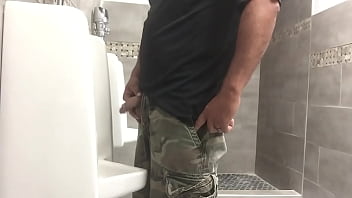 Preview 3 of Kumtaz Fuck - big cock pissing lockerroom spy