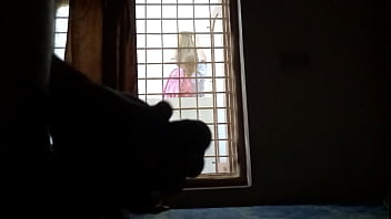 Preview 1 of Asian Sextap - flashing indian dick to aunty