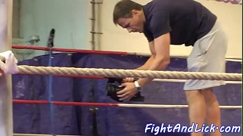 Preview 1 of Xxxss Pashto - Lesbian eurobabes wrestling in a boxing ring
