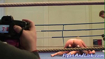 Preview 4 of Pickup Cezch - Amateur lesbians tribbing and wrestling