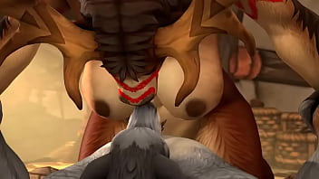 Preview 3 of Anal Tango - Worgen fun