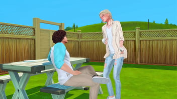 Preview 2 of Marya Russian - STEPBROTHER WANTED TO GET A HUGE DICK IN HIS ASS AND A ROUGH FACEFUCK FOR HARD SEX (SIMS   ANIME HENTAI   SFM)