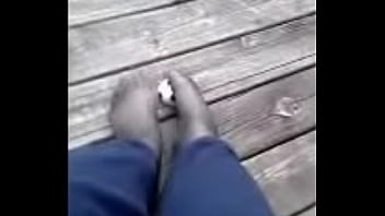 Preview 3 of Teen Blanchard Ryan - Foot Soccer With Black Nylon Stockings 1